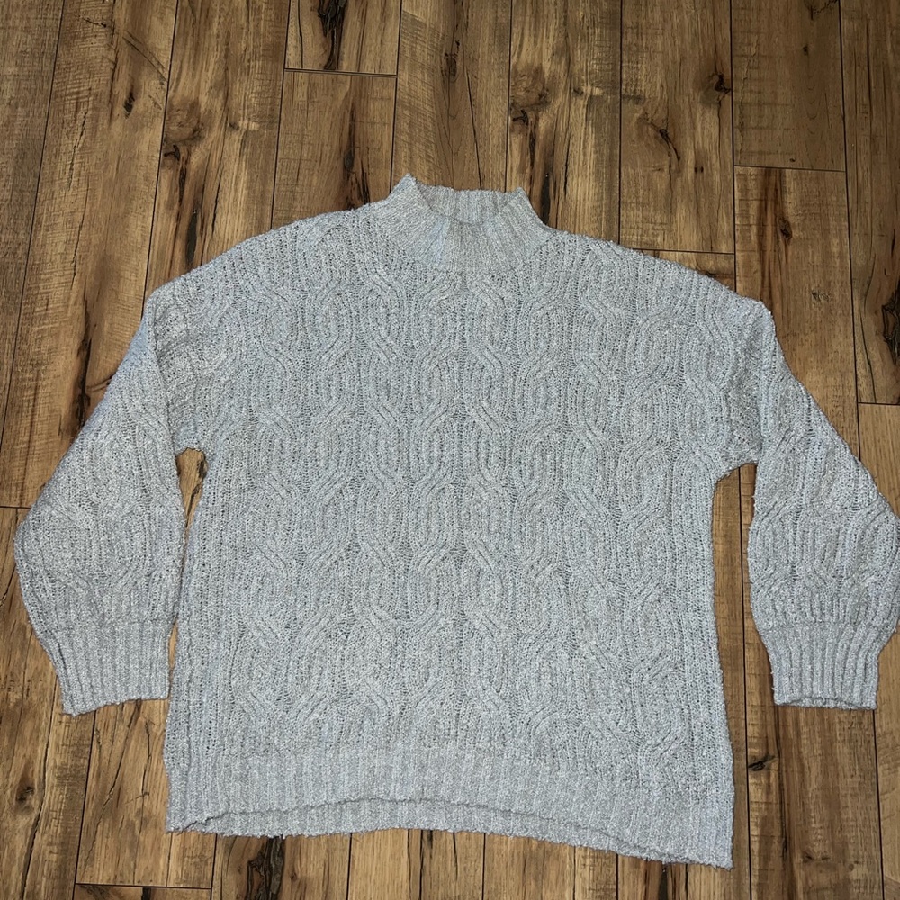 gray sweater